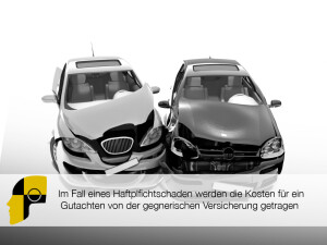 Die Sachverständigenkosten werden direkt von der gegnerischen Versicherung getragen.