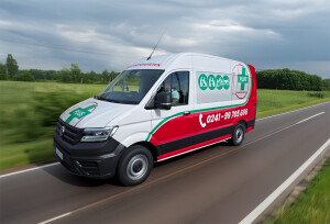 Krankenfahrdienst in Aachen unterwegs zum Klinikum