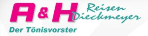 Logo A & H Reisen Dieckmeyer Der Tönisvorster