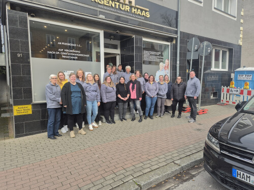 Teamfoto der Haushaltshilfen der Agentur Haas
