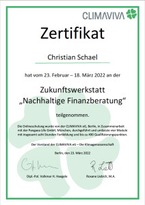 Zertifikat 2022