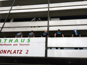 Fensterreinigung Rathaus Hofheim/Ts.