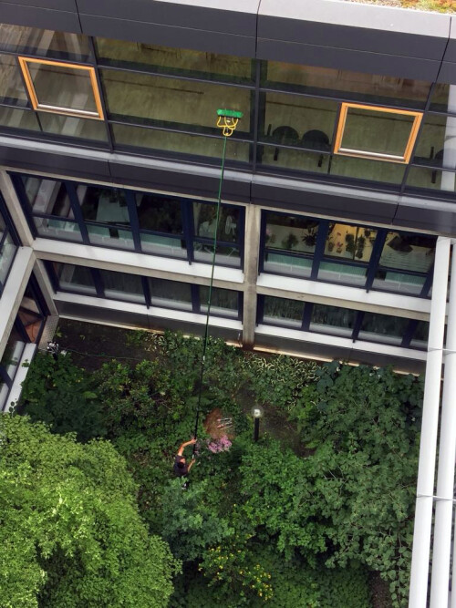 Glasreinigung mit Osmose