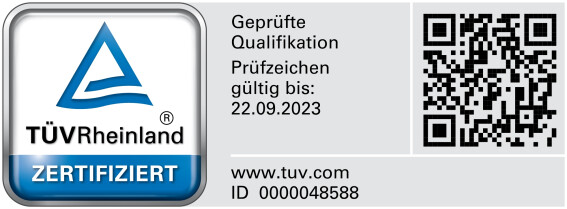 Fachspezialist für Baufinanzierung und Bausparen mit TÜV Rheinland geprüfter Qualifikation