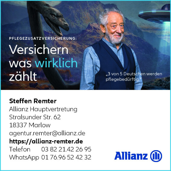 Allianz Versicherung Steffen Remter | Pflegeversicherung Didi Hallervorden