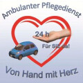 Ambulanter Pflegedienst von Hand mit Herz