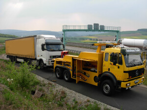 Lkw-Panne A38 bei Bleicherode