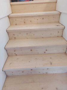 Treppen mit Parkett verlegen Baubora