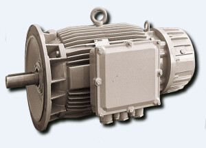 Oberdeckmotor mit elektromechanischer Bremse