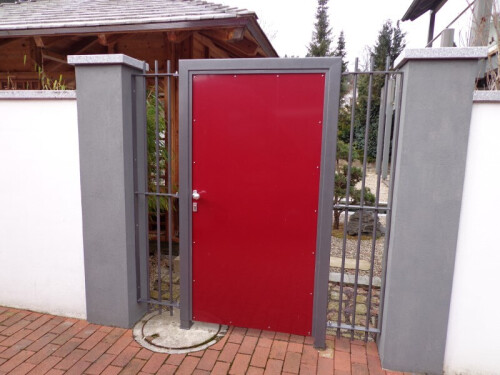 Metallbau Gartentür