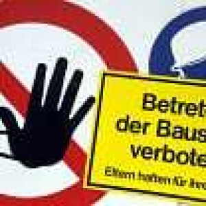 Hinweis- und Verbotsschilder