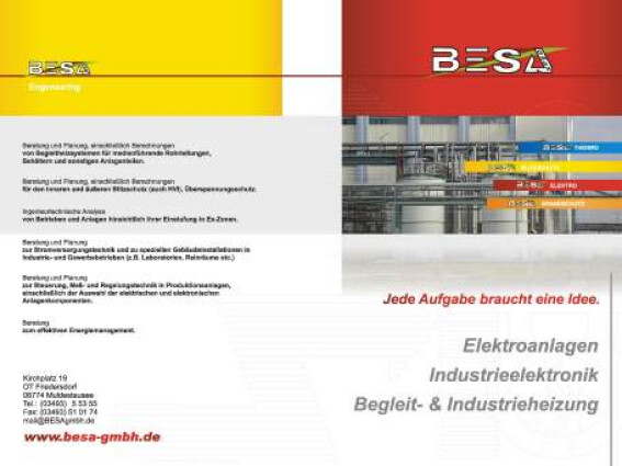 1. Firmen Flyer BESA GmbH