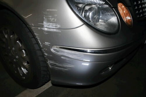 Stoßstange/Kotflügel vorne rechts - vorher