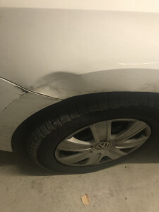 Schaden vorne links - vorher