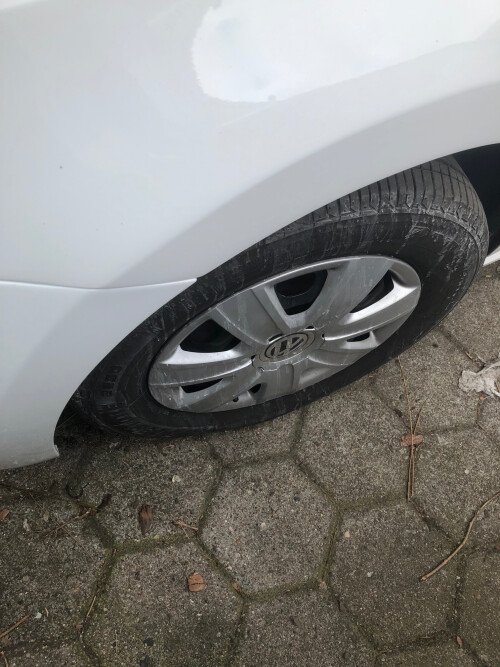 Schaden vorne links - nachher