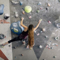 Boulderwand am Regionalpark Besucherzentrum