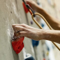 Boulderwand am Regionalpark Besucherzentrum