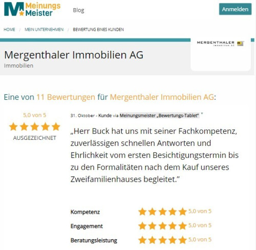 Rezension Haus Urbach Christoph Buck REMA Immobilienmakler