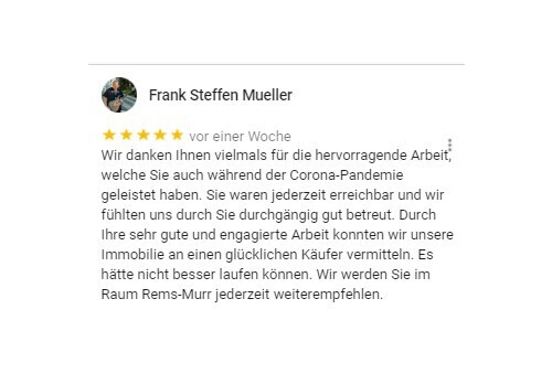 Rezension Müller Christoph Buck REMA Immobilienmakler