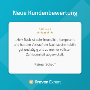 ProvenExpert-Rezension Einzelbewertung - Herr Scheu