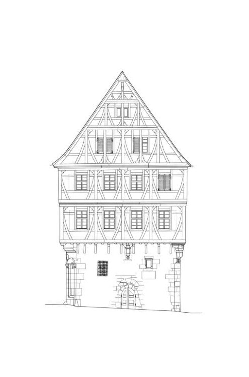 Vermessung eines Denkmalgeschützen Gebäudeensembles.