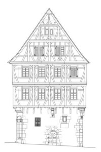 Vermessung eines Denkmalgeschützen Gebäudeensembles.