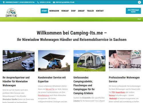 Screenshot Homepage