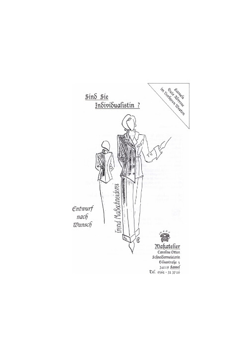 Caroline Otten - Schneidermeisterin in Kassel