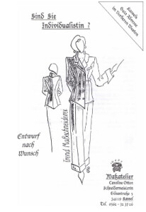 Caroline Otten - Schneidermeisterin in Kassel