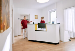 Chiropraxis Schwall, Chiropraktik und Osteopathie in Köln, Empfang