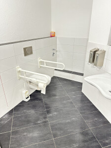 Sauberes WC