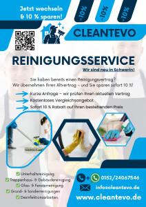 Blue And Orange Modern Cleaning Service Flyer.png