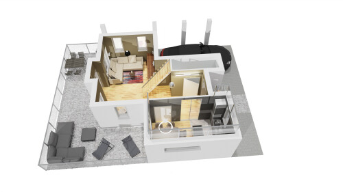 Beispiel Immobilien Rendering