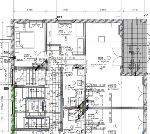 Beispiel Grundriss Zeichnung