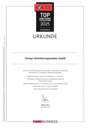FOCUS Top Arbeitgeber