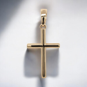 Kreuzanhänger 585/-Gelbgold