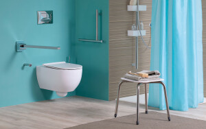 Badambiente mit Duschhocker und Winkelgriff Prestigio Plus.jpg