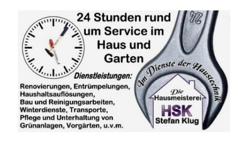 24 Stunden rund um Service im Haus und Garten