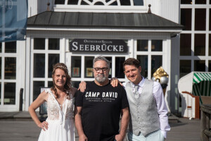 dj fischer spezial, dj stralsund hochzeit seebrücke sellin brautpaar