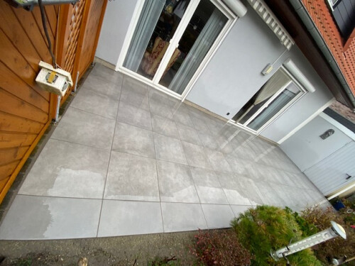 Terrassenbelag feste Verlegung/feste Fuge