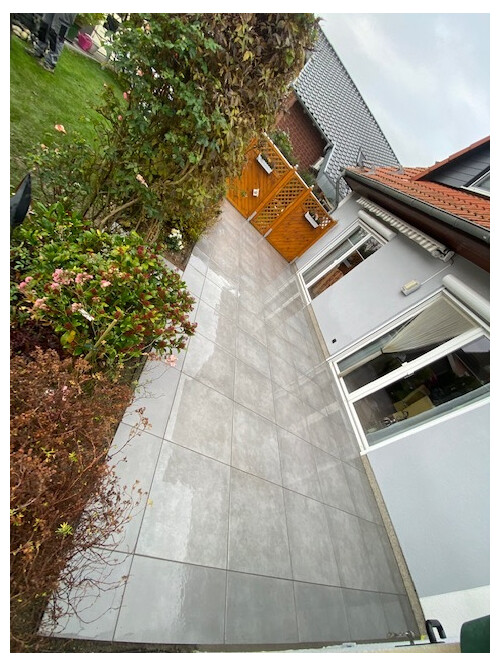 Terrassenbelag feste Verlegung/feste Fuge