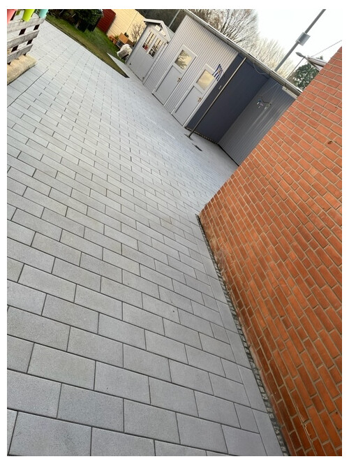 Pflasterbelag Innenhof