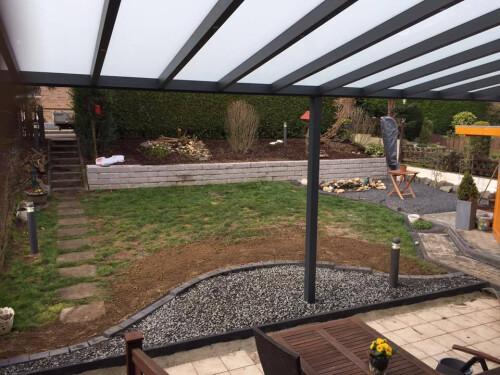 Trockenmauer, Beet-,Sitzflächen