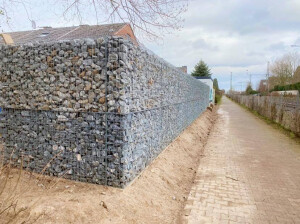 Gabionenkörbe(Lärmschutz Bahnstrecke)