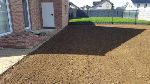 Vorbereitung Rasenfläche