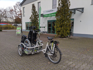 Rollstuhlrad im Dreirad-Zentrum Gießen in Linden