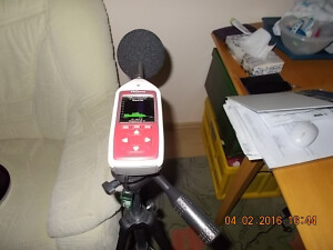 Infraschallmessaufzeichnung