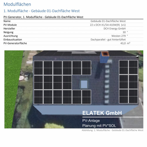 Planung einer PV-Anlage