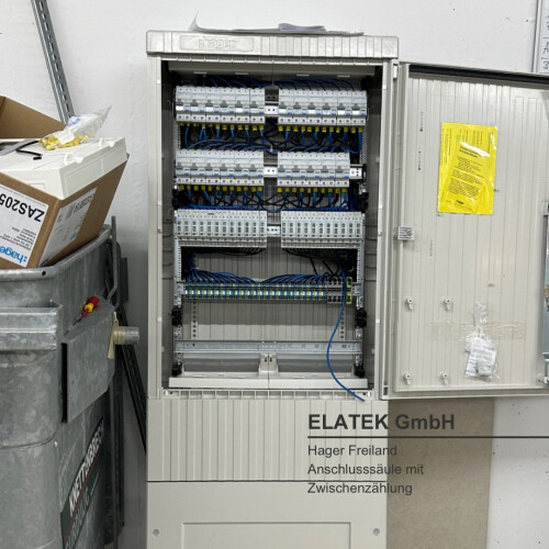 Anschlusssäule für den Außenbereich