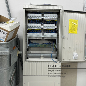 Anschlusssäule für den Außenbereich